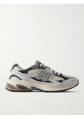 New Balance - 2010 Leather-Trimmed Mesh and Suede Sneakers - Men - Gray - UK 6