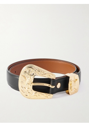 Needles - Papillon 2.5cm Leather Belt - Men - Black - 30