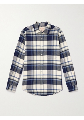Portuguese Flannel - Beck Checked Organic Cotton Shirt - Men - Gray - XS