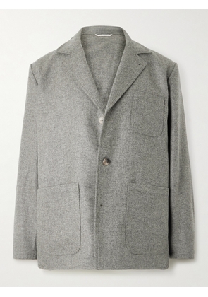 De Bonne Facture - Traveler Wool-Twill Suit Jacket - Men - Gray - IT 46