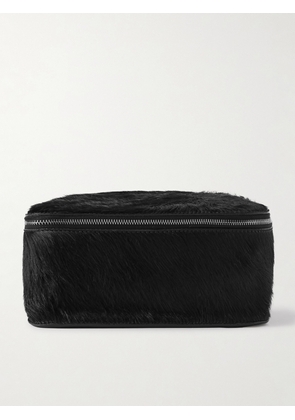 Rick Owens - Large Calf Hair Wash Bag - Men - Black