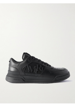 AMIRI - Classic Low Logo-Appliquéd Rubber-Trimmed Leather Sneakers - Men - Black - EU 40