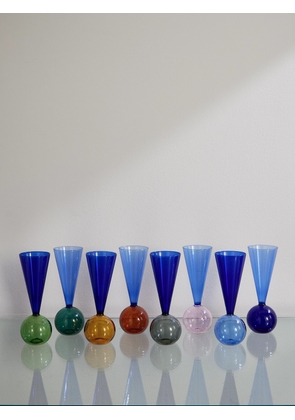 L'Atelier Du Vin - Bubbles Celebration Set of Eight Champagne Flutes - Men - Multi