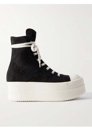 DRKSHDW By Rick Owens - Double Bumper Exaggerated-Sole Plush Sneakers - Men - Black - EU 39