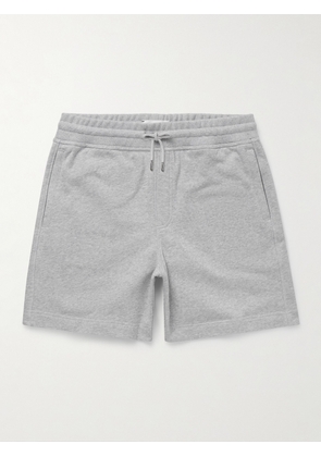 Mr P. - Straight-Leg Organic Cotton-Jersey Drawstring Shorts - Men - Gray - XS