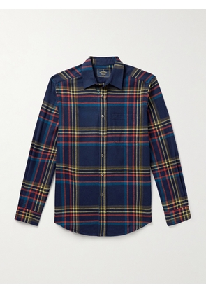 Portuguese Flannel - Fontana Checked Cotton-Flannel Shirt - Men - Blue - XS