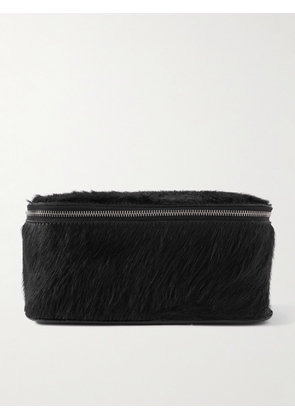 Rick Owens - Medium Calf Hair Wash Bag - Men - Black