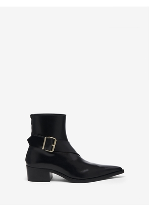 MCQUEEN - Heron Buckle Boot - Item 846347WHAEX1000