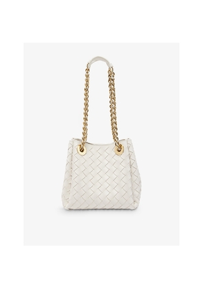 Womens Bottega Veneta Parachute Mini Leather Shoulder Bag