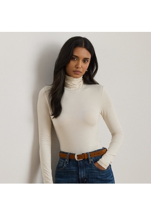 Stretch Jersey Turtleneck
