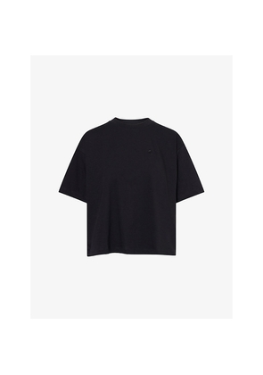 Womens Carhartt WIP Embroidered-Logo Chester Cotton T-Shirt