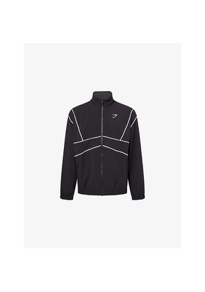 Mens Gymshark Retro Crinkle Nylon Track Jacket