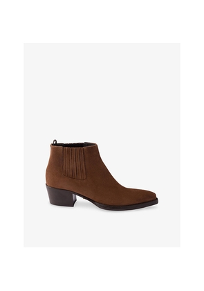 Womens Prada Ankle Suede Boots