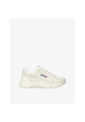 Womens Autry Hyperway Leather and Mesh Trainers