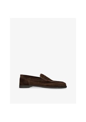Mens John Lobb Pace Suede Loafers