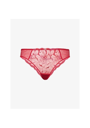 Womens Chantelle Fleurs Lace Briefs