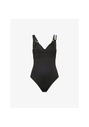 Womens Max Mara Corinna V-Neck Swimsuit