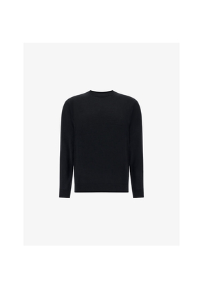 Mens Boggi Milano Fine-Knit Regular-Fit Merino-Wool Jumper