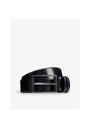 Mens Boss Branded Leather Belt