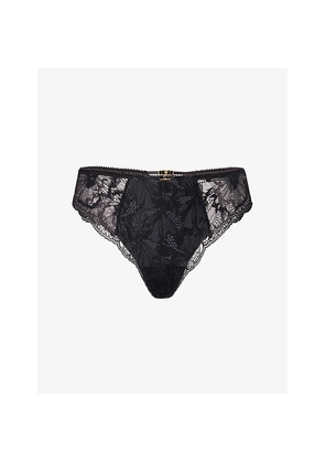 Womens Chantelle Muse Floral-Lace Thong