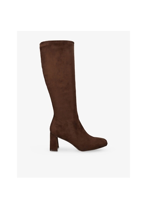 Womens Steve Madden Holly Heeled Suede Knee-High Boots