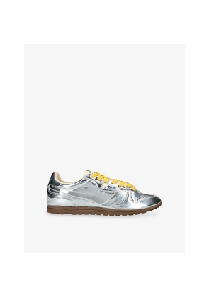 Womens Autry Windspin Patent Leather Runner Trainers