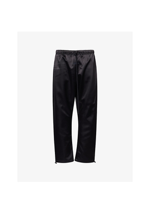 Mens Fear Of God Essentials Straight-Leg Satin Track Trousers