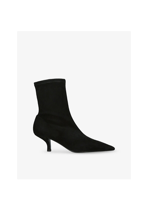 Womens Toteme Sock Suede Heeled Boots