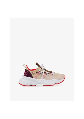 Womens Christian Louboutin Trailnrun Donna Leather Running Trainers