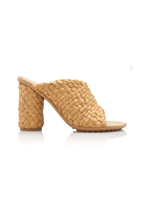 Bottega Veneta Atomic Intrecciato Raffia Sandals - Moda Operandi