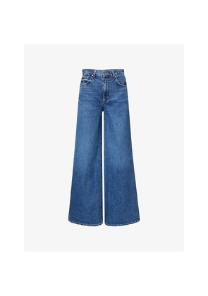 Womens TWP Tall Tiny Dancer Wide-Leg Denim Jeans