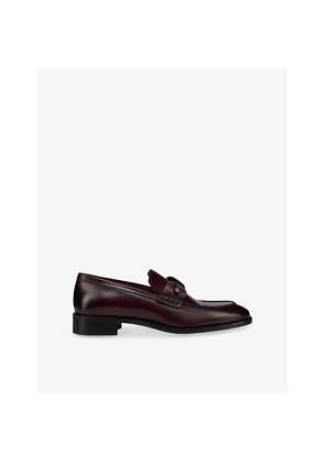 Mens Christian Louboutin Chambelimoc Flat Leather Loafers