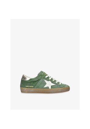 Womens Golden Goose Women's Super-Star Suede Low-Top Trainers