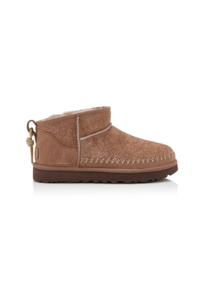 UGG Classic Ultra Mini Biarritz Sheepskin Boots - Moda Operandi