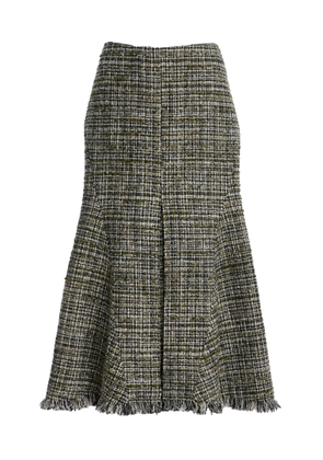 Erdem Tweed Midi Skirt - Moda Operandi