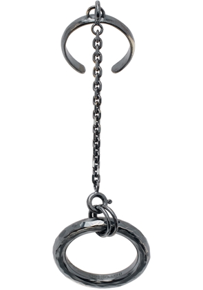 Chin Teo Black Saile Linkage Dual Ring
