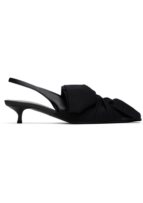 Balenciaga Black Knife Chemise 40mm Slingback Heels