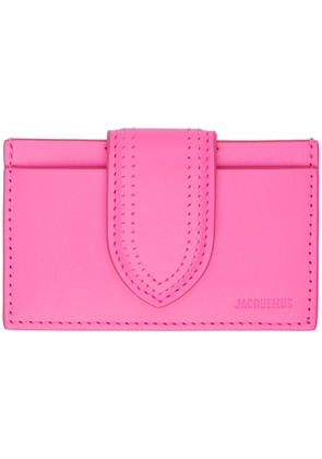 JACQUEMUS Pink 'Le Porte Carte Bambino' Card Holder