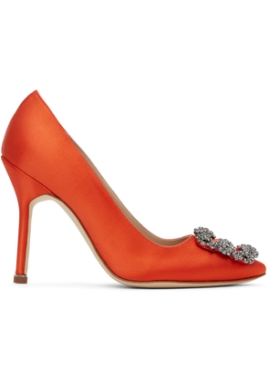 Manolo Blahnik Orange Hangisi Pumps