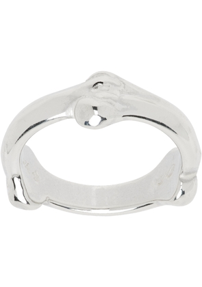 TAKAHIROMIYASHITA TheSoloist. Silver Bone Shaped Band Ring