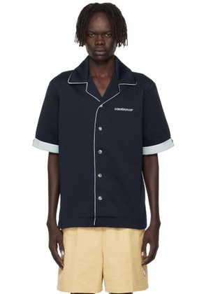 Casablanca Navy Jacquard Shirt