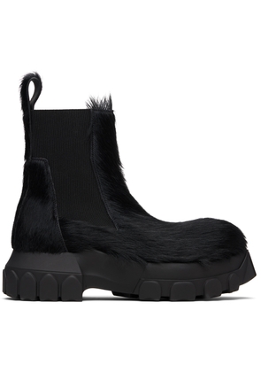 Rick Owens Black Concordians Beatle Bozo Tractors Boots