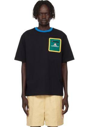 Casablanca Black Montagne Short Sleeve T-shirt