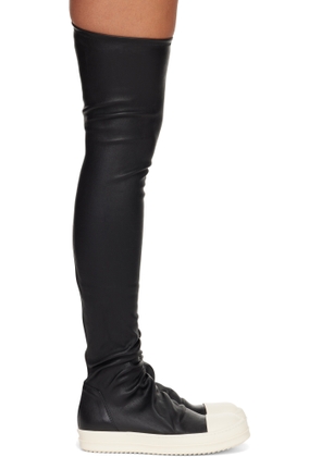 Rick Owens Black Concordians High Stocking Sneakers