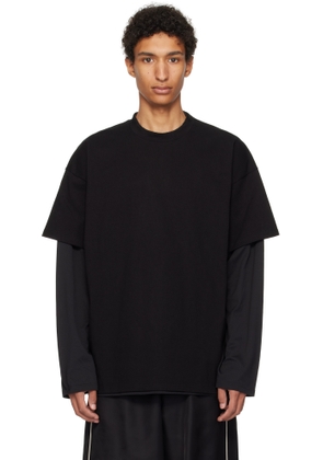 Jil Sander Black Cotton Crew-Neck T-shirt