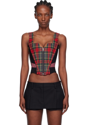 Vivienne Westwood Red & Green Juliet Corset Top