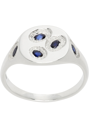 Bleue Burnham Mini Oval Chloroplast Signet Ring