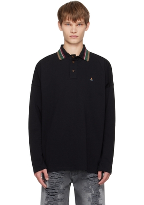 Vivienne Westwood Black LS Oversized Polo