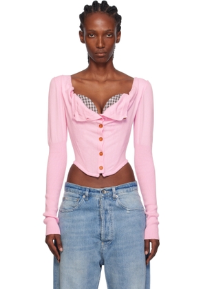 Vivienne Westwood Pink Bea Corset Blouse