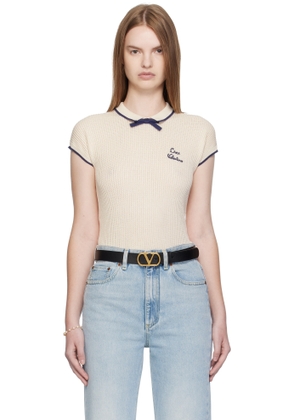 Valentino Off-White Cotton Top